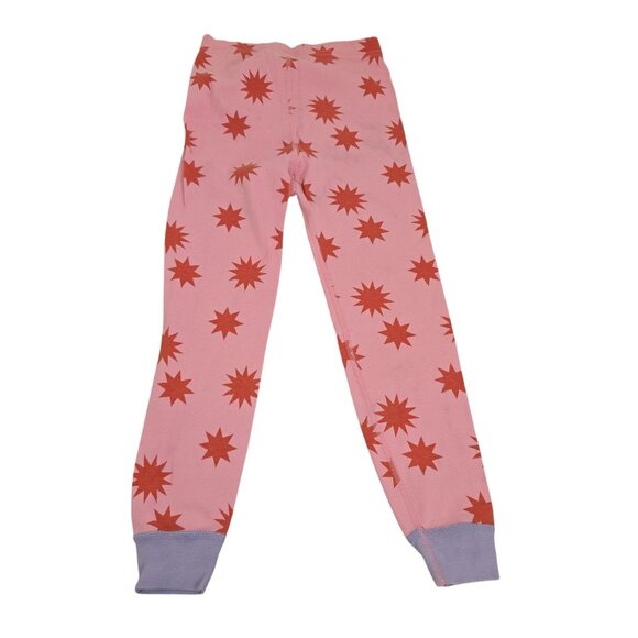 Hanna Andersson Girl 6/7 Pajamas Set Star Print Pink & Red 4150 - Picture 8 of 12